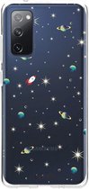 Casetastic Samsung Galaxy S20 FE 4G/5G Hoesje - Softcover Hoesje met Design - Cosmos Life Print