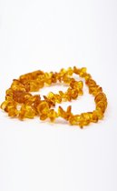Honing amberkleurige baby ketting met veiligheidssluiting