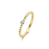 Isabel Bernard Le Marais Dames Ring Goud - GoudkleurigZilverkleurig - 17.75 mm / maat 56