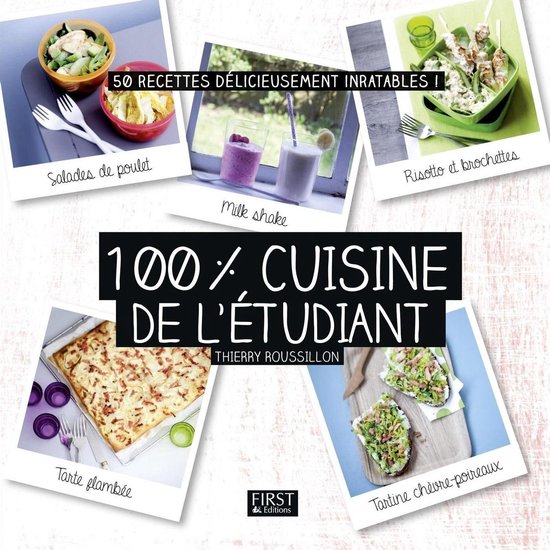 100% cuisine de l'étudiant - cover