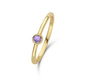 Violet Hamden Venus Dames Ring Zilver - Goudkleurig - 17.25 mm / maat 54