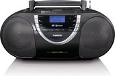 Lenco SCD-6900GY - Draagbare radio CD speler met DAB+ en Bluetooth - Grijs