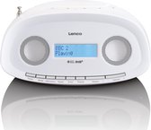 Lenco SCD-69 - Radio DAB + avec lecteur CD, USB et AUX - Wit