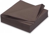 GALA Servetten - Cacao - 40x40cm - 25 Stuks - Bruin