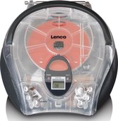 Lenco SCD-24 - Radio CD speler met AUX-uitgang - Transparant