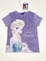 Disney Frozen t-shirt - Summer Blossom - lila - maat 116 (6 jaar)