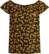 WE Fashion Meisjes T-shirt met panterdessin