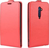 OPPO Reno 2 Hoesje - Mobigear - Serie - Kunstlederen Flipcase - Rood - Hoesje Geschikt Voor OPPO Reno 2