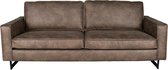 Nancy's Bank Arezzo - Zitbank - 3-Zits - Microfiber - Banken - Taupe - 206 x 85 x 99 cm