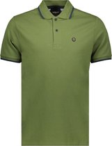 Twinlife Poloshirt Polo Basic Plus Tw11605 Bronze Green 621 Mannen Maat - L