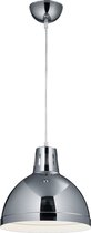 LED Hanglamp - Hangverlichting - Nitron Sicano - E27 Fitting - Rond - Mat Chroom - Aluminium