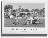 Walljar - FC Den Haag - Emmen '75 - Muurdecoratie - Canvas schilderij