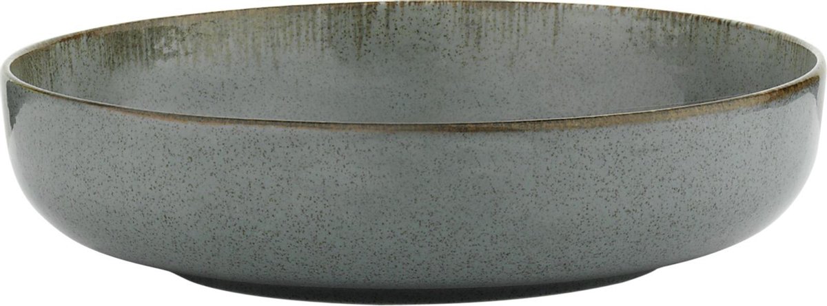 Kitchen trend - servies - kom - Petrol Ocean - Aardewerk - prijs per stuk - rond 20 cm