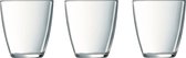 12x Stuks drinkglazen/waterglazen transparant 250 ml - Glazen - Drinkglas/waterglas/sapglas
