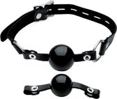 Isabella Sinclaire Ball Gag Set - BDSM - Zweepjes en Knevels - Zwart - Discreet verpakt en bezorgd