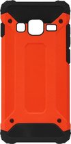 WLONS Rubber Kunststof Bumper Case Hoesje Geschikt Voor Samsung Galaxy J5 (2015) - Oranje