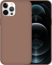 Hoesje geschikt voor iPhone 11 Pro Max - Backcover - TPU - Bruin