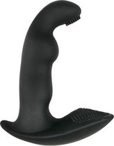 Dynamic Duke Geribbelde Prostaat Vibrator - Zwart - Vibo's - Vibrator Anaal - Zwart - Discreet verpakt en bezorgd