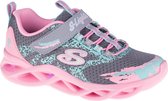 Skechers Twisty Brights 302301L-GYPK, Kinderen, Grijs, Sneakers, maat: 29 EU