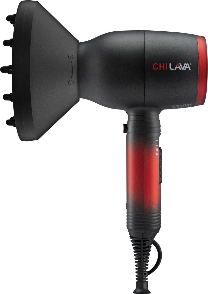 CHI GF8336 -  Föhn - 1100 W - Zwart, Rood