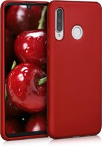kwmobile telefoonhoesje voor Huawei P30 Lite - Hoesje voor smartphone - Back cover in metallic donkerrood