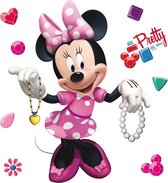 Disney muursticker Minnie Mouse roze - 600215 - 30 x 30 cm