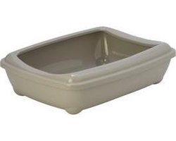 Moderna Kattenbak met Rand - 50 cm - Warm Grijs