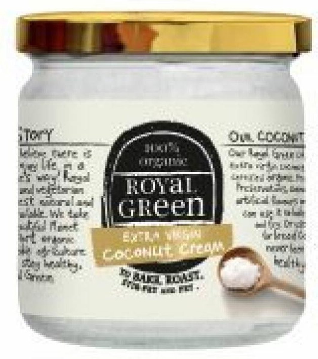 Kokosolie - Royal Green Kokoscreme - Virgin - 325ml | bol.com