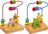 Houten kralenspiraal - Duo pack - Activity achtbaan - Dieren - Hout speelgoed vanaf 1 jaar