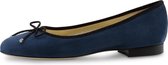 Mesdames Ballerines Bleu foncé - Chaussures pour femmes - Chaussures à enfiler - Suede - Werner Kern Dana - Taille 41