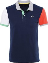 La Martina ® Poloshirt Color Block, donkerblauw