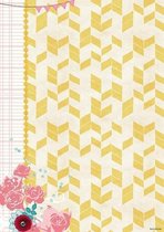Studio Light Achtergrondpapier 10vel A4 Flower Delight nr 186 BASISFD186