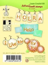 LeCrea - Clear stamp Labels and more 55.4612