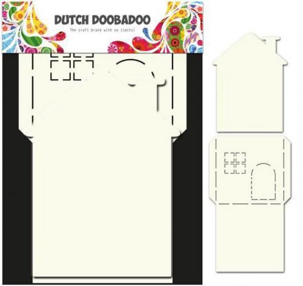 Dutch Doobadoo Dutch Card Art stencil Huis 2-delig A4 1x16.6x12.5 en 2x11.5c  470.713.510