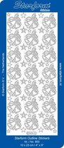 Starform Stickers Christmas Bells small (10 PC) - Gold - 0855.001 - 10X23CM