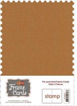 Frame Cards - Stamp - A5 - Koffiebruin