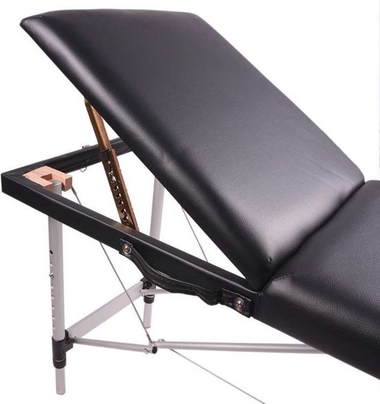 Alora Massagetafel Relax Budget 3 zones - Inklapbaar - Max. Draagvermogen 250 KG - 8 Hoogtestanden - Behandelbank - Behandeltafel - Incl. Opbergtas - Massage tafel bed