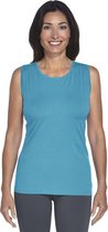 Coolibar UV singlet Dames - Azuurblauw - Maat 46