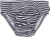 Snapper Rock - UV-zwemluier voor baby jongens - Strepen - Marineblauw/Wit - maat 92-98cm