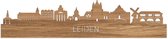 Skyline Leiden Eikenhout - 120 cm - Woondecoratie design - Wanddecoratie - WoodWideCities