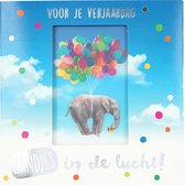 Kaart - 3D muziekkaart - Voor je verjaardag, it's a real good feeling - 040A