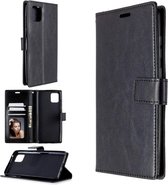 Portemonnee Book Case Hoesje Geschikt voor: Oppo Reno 4 5G - zwart