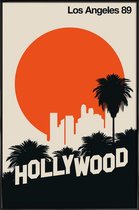 JUNIQE - Poster in kunststof lijst Vintage Los Angeles 89 -20x30