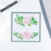 Sizzix Layered Stencils Floral Borders