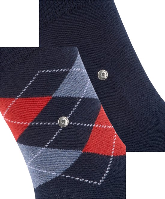 Burlington Everyday 2-Pack one-size katoen multipack sokken dames blauw - Maat 36-41