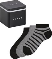 FALKE Happy Box 3-Pack cadeau geschenkset Katoen Multipack Sneakersokken mannen veelkleurig - Maat 39-42