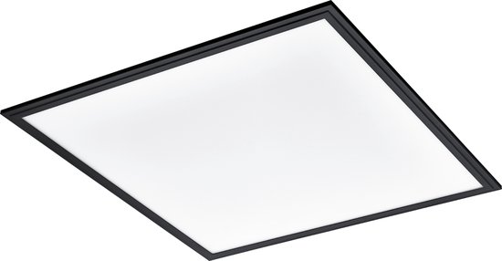 EGLO Salobrena 1 Plafondlamp - LED - 59,5 cm - Zwart/Wit - Aluminium