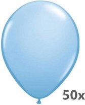 Folat - Ballonnen - Lichtblauw - Metallic - 50st.