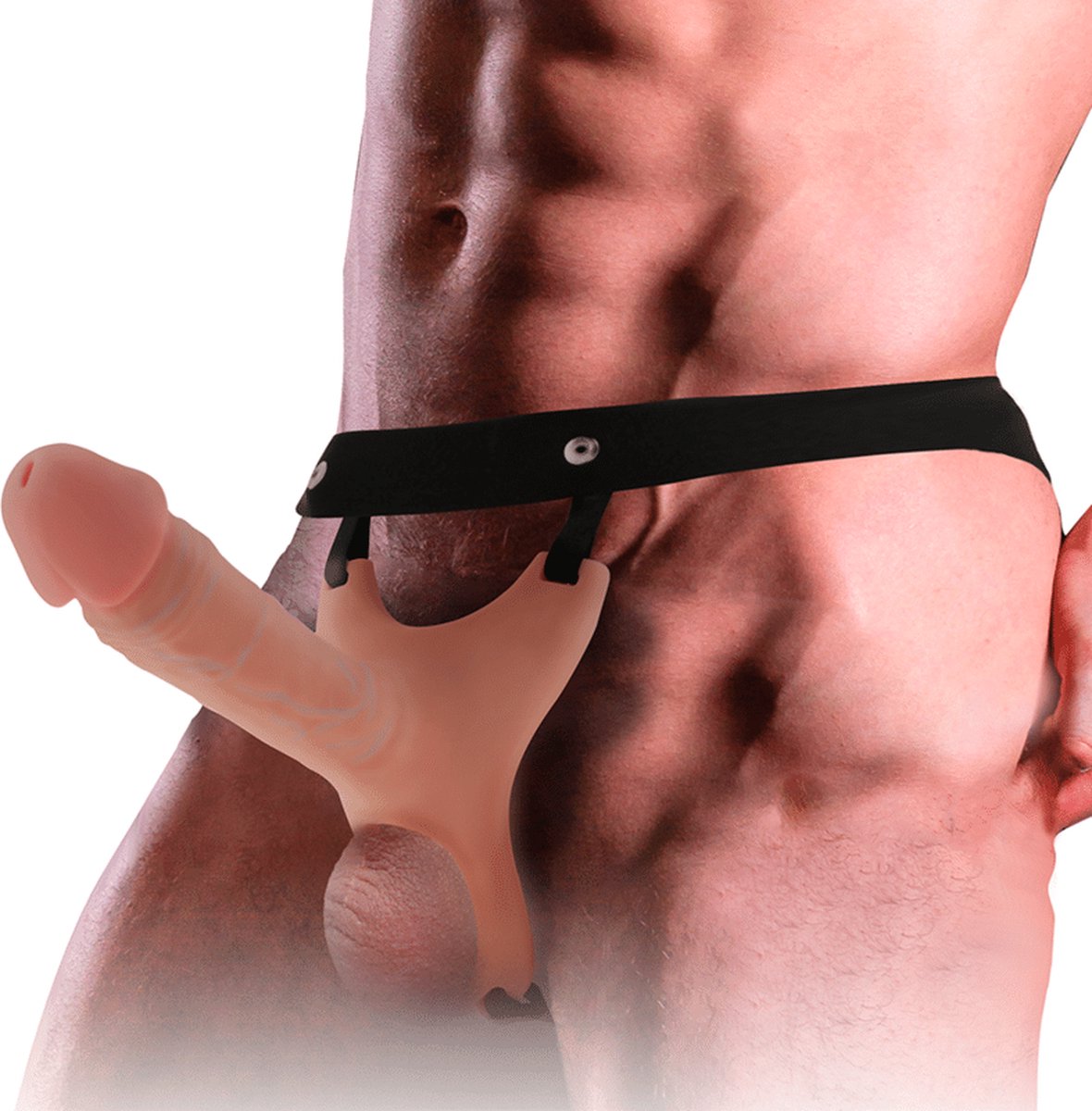 INTENSE COUPLES TOYS | Intense - Hollow Strap-on Extender 16 X 3.5 Cm