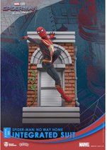 Beast Kingdom Toys SpiderMan Beeld/figuur Integrated Suit Closed Box Version 16 cm No Way Home D-Stage PVC Diorama Multicolours